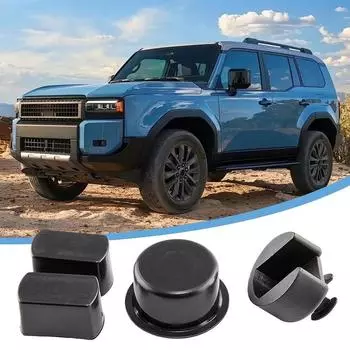 Tailgate Hinges Truck Beds & Tailgates 4X Auto Parts Pivot Bushing Door Hinge Bushing Tailgate Hinge Insert Kit Replacement чёрный