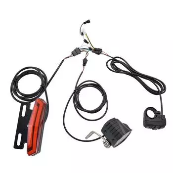 Taillight Set Scooter Supplies Bike Headlight Button Switch 48V Brake Lamp Handily Install Professional Turn Lamps Front Horn