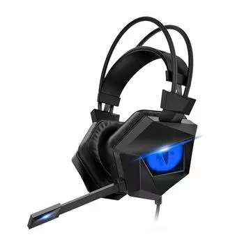 TAIOU USB Проводная игровая гарнитура Наушники с виртуальным объемным звуком 7.1 Наушники для киберспорта с чёрный