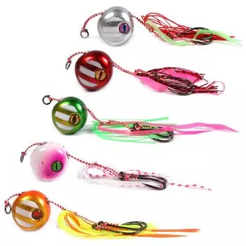 Tairaba double hook colorful 5 color set 150g jig