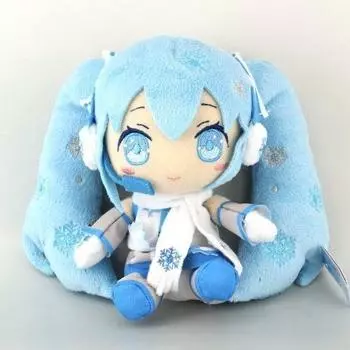 TAITO Hatsune Miku Snow Miku плюшевая игрушка, сингл 2010 г. и версия 2011 г.. (2011версия. Пункт)