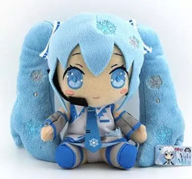 TAITO Hatsune Miku Snow Miku плюшевая игрушка, сингл 2010 г. и версия 2011 г.. (2010вер. Пункт)