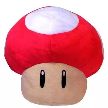 Taito Super Mario Extra Large Plush Toy Super Mushroom (Red)