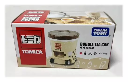 Taiwan limited Tomica Shunsuido BUBLE TEA CAR Chinjuji tea car ASIA LIMITED [Товар] красный