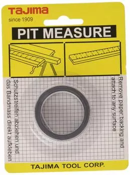 Tajima Convex Pit Measure 2m 13mm Ширина Метрическая шкала Белый PIT-20BL