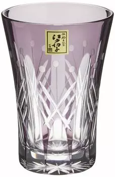 Tajima Glass Emi Tamayarai Tumbler Purple фиолетовый