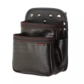Tajima Sef System Detachable Waist Bag Croco 2-tier Small High-strength, supple, highly durable synthetic leather SFKBG-2S Easy to put on and take o