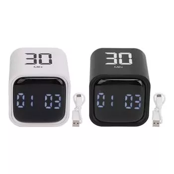 Таймер 5 минут 10 минут 30 минут 60 минут Регулируемая громкость Таймер вращения Тип C Таймер быстрой зарядки Cloc White