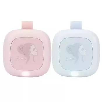 Таймер для домашнего салона красоты, портативный кухонный таймер для приготовления пищи, маска для лица, таймер для ванны для ног Pink