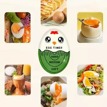 Таймер для изменения цвета яйца, пищевой термочувствительный, точный, мягкое, среднее, сваренное вкрутую яйцо, мини-индикатор, таймер, кухонные гаджеты красный