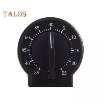 Таймер для приготовления пищи, простое управление, профессиональные, 2 цвета, шикарные, гладкие края, часы обратного отсчета на 60 минут для гостиной белый