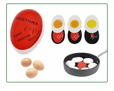 Таймер для яиц, меняющий цвет, часы для готовки, идеальные вареные яйца, домашний красный FAIS DU, кухонный помощник, гаджеты из смолы по температуре