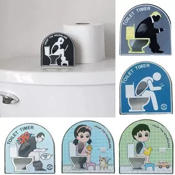 Таймер для туалета, 5 минут, печатный, многоцелевой, точный, чувствительная декомпрессия, забавный подарок, таймер для ванной комнаты, песочные часы, домашнее использование F