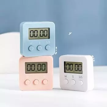 Таймер громкий звук магнитный задняя часть ABS смола скандинавский стиль цифры сигнализация для кухни розовый