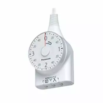 Таймер Panasonic Dial 3-часовой с кабелем 1 м, белый WH3211WP
