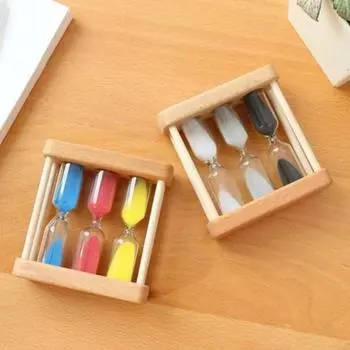 Таймер «песочные часы» для чистки зубов 1/3/5 минут, песочные часы 3-в-1, кухонные принадлежности