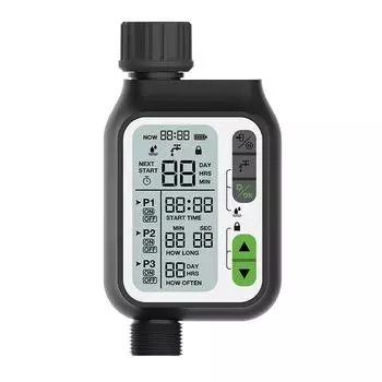 Таймер полива Eshico для сада, аксессуары для капельного полива, набор программ таймера для полива, умный датчик дождя, всесезонное использование на открытом воздухе