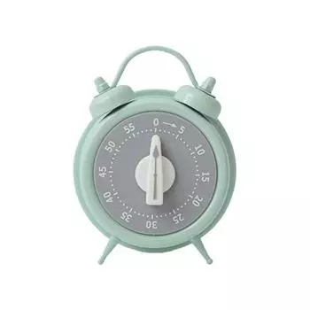 Таймер, простой в управлении, менеджер времени, милый будильник в форме механического таймера обратного отсчета для домашней кухни белый
