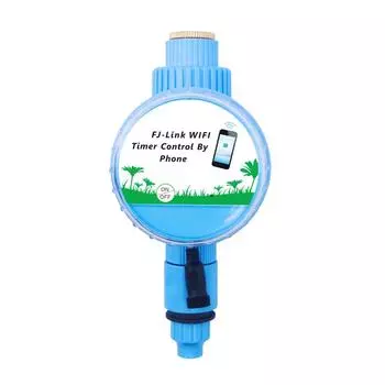 Таймер спринклера Автоматический контроллер полива Таймер полива Приложение Дистанционное управление Подключение Wi-Fi Without Rain Sensor синий