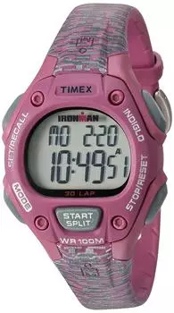 (Таймекс) Женские часы Tinex Ironman 30Lap Digital Quartz M Size Watch PinkGray Texture