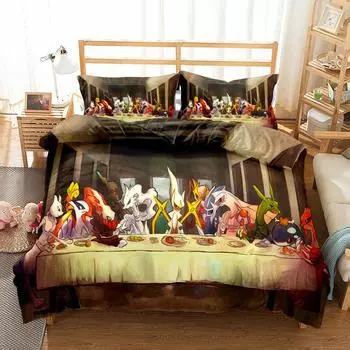 Тайная вечеря Детский пододеяльник Комплект постельного белья King Queen Double Full Twin Single Size EU single(135x200cm)