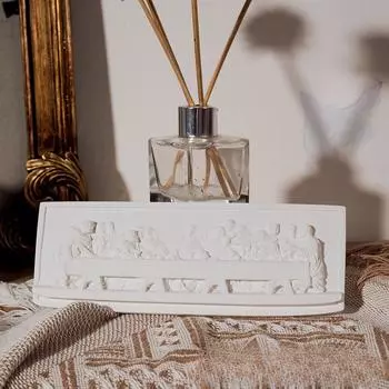 Тайная вечеря религиозный греческий бюст статуя скульптура 3D рельеф домашний офис настенный декор искусство интерьерный настольный декоративный статуэтки белый