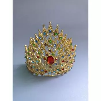 Тайская тайская корона Dai Simple Headwear Stage Performance Hair Accessories Classic Popular Jewelry Clothing With Hair Comb