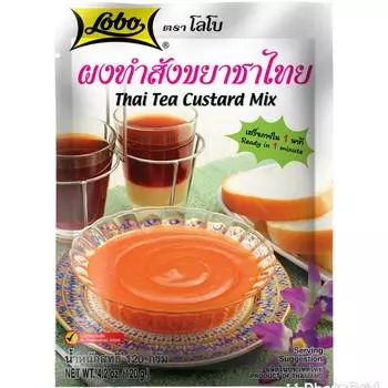 Тайский чай Заварной крем Молоко Кокос Пандан Десертный порошок Сливки Сладкий тайский вкус 120 грамм