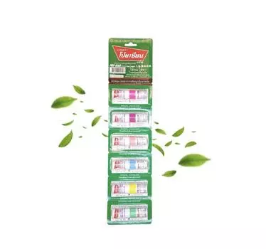 Тайский мини-ингалятор-карандаш Poy-Sian 3 в 1 6 pcs