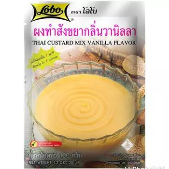 Тайский молочный заварной крем с ванилью и панданом, десертный порошок, крем, сладкий тайский вкус, 120 грамм