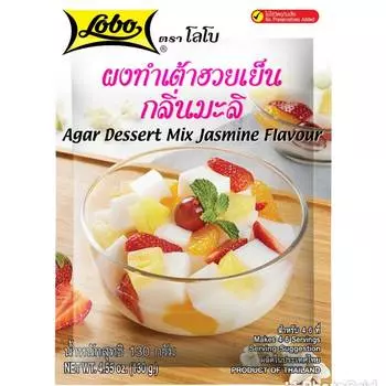 Тайский молочный желейный десертный порошок со вкусом жасмина 130 грамм