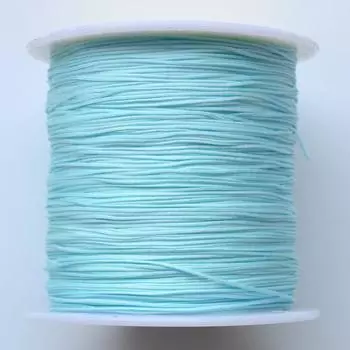 Тайвань Чэнцянь №. 71 Нефритовая проволока 0,4 мм Проволока для бисероплетения для браслетов своими руками Проволока для плетения китайским узлом Line 71 небесно-голубой