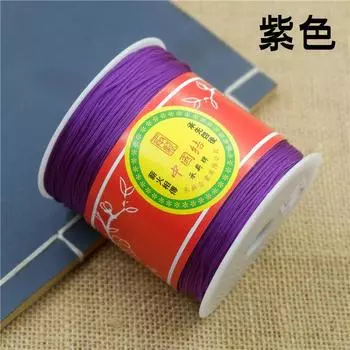 Тайвань Chengxin A Line 1Mm Jade Line Diy Jewelry плетение браслета веревка красная веревка плетеная веревка китайский узел проволока A Jade thread 280 meters