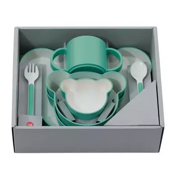 tak KIDS DISH gift box bear lucky 7 kids dish gift box bear lucky seven mint JTN-1030-MT мятный