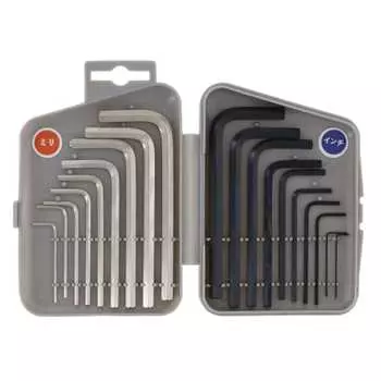 Takagi GISUKE Hex Wrench Set of 19 (inch + mm)