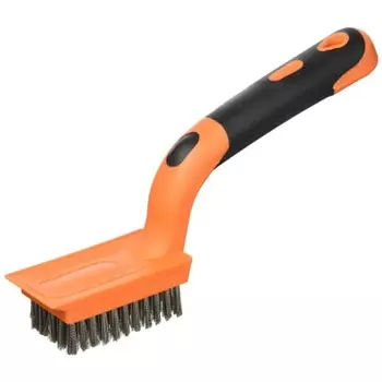 Takagi GISUKE Soft Grip Brush with Wide Spatula Stainless Steel