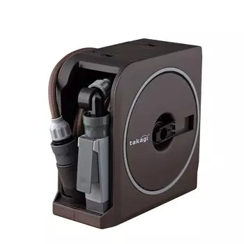 Takagi Hose Hose Reel NANO NEXT 10m Brown Stylish RM1110BR (BR)