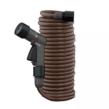 Takagi Hose Hose Reel Spiral G Hose Brown Stylish R007SBR 7.5m коричневый