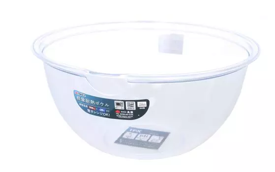 Takagi легкая термостойкая миска 24 см 2800 мл пластиковая посуда безопасная для использования в микроволновой печи можно мыть в посудомоечной машине кухонная утварь устойчивая к ударам и пятнам