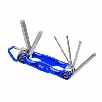 Takagi M&M Folding Wrench Hexagonal Bar Inch Set of 6 FDW-110