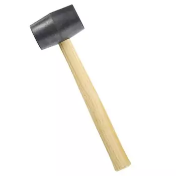 Takagi M&M Rubber Hammer Wooden Handle Black 1P