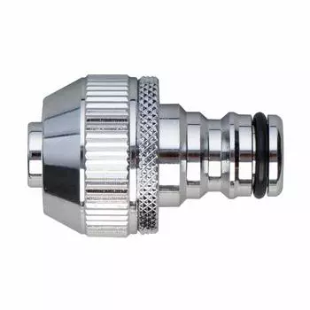 Takagi Metal Hose Joint Nipple G317 Blue that connects hoses with one touch