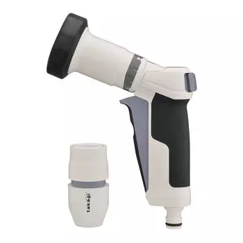 Takagi QF2009SK Water Nozzle Easy Connection Progrip Scrub Regular Hose with Water Saving Lever Cleaning Monotone