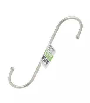 Takagi S-образный крючок из нержавеющей стали 165 мм, серебристый, нагрузка 5 кг, нержавеющая сталь, устойчивая к ржавчине, для подвешивания мелких предметов, кухонный крючок, для уборки, сделано в Японии Takagi