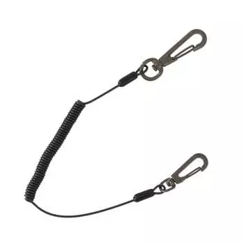 Takagi Safety Cord Black 0.5kg Инструмент Защита от падения Предотвращение потери Меры безопасности Ремень Спиральный шнур Витой шнур Телескопический Nasucan
