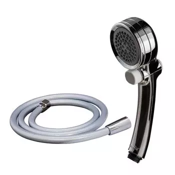 Takagi Shower Head Metallic Air Beat Shower Pita Hose Set Water Saving JSB125BM