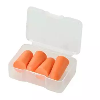 Takagi TAKAGI Ear Plugs, 2 Pairs, 4 Pieces, Comes with Case, Easy to Carry, Low Repulsion, Soft Type, Slow Recovery, Perfect Fit, Noise Countermeasure