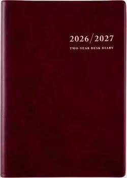 Takahashi 2026 A5 Настольный Винный 57 Январь 2-летний журнал, Нет. (Начинается в 2026 году)