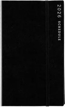 Takahashi 2026 A5 Weekly Ring 90 January Diary, Slim, Left, Black, No. (Starts 2026)