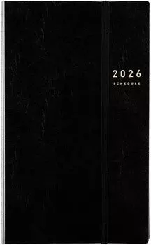 Takahashi 2026 A5 Weekly Ring 91 December Diary, Slim, Left, Black, No. (Starts 2025)